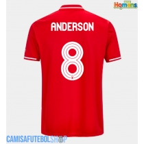 Camisa de time de futebol Nottingham Forest Elliot Anderson #8 Replicas 1º Equipamento 2025-26 Manga Curta
